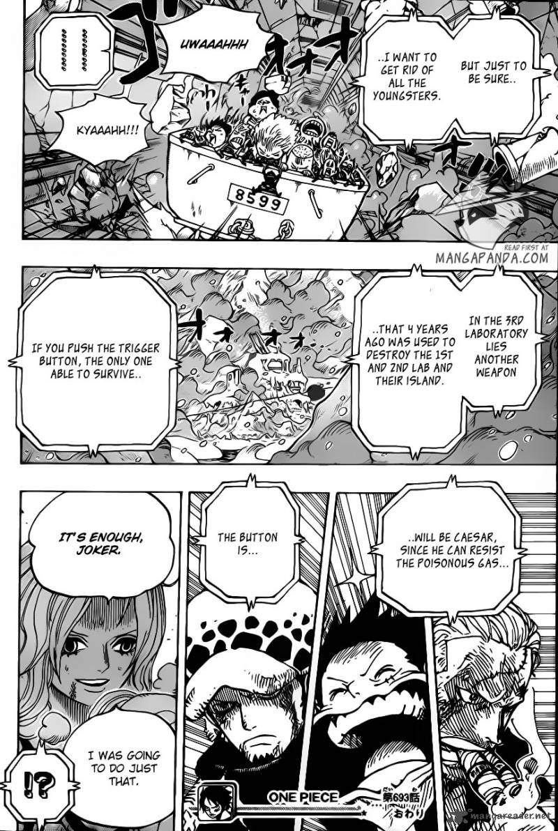 One Piece Chapter 693 - Page 18 in English