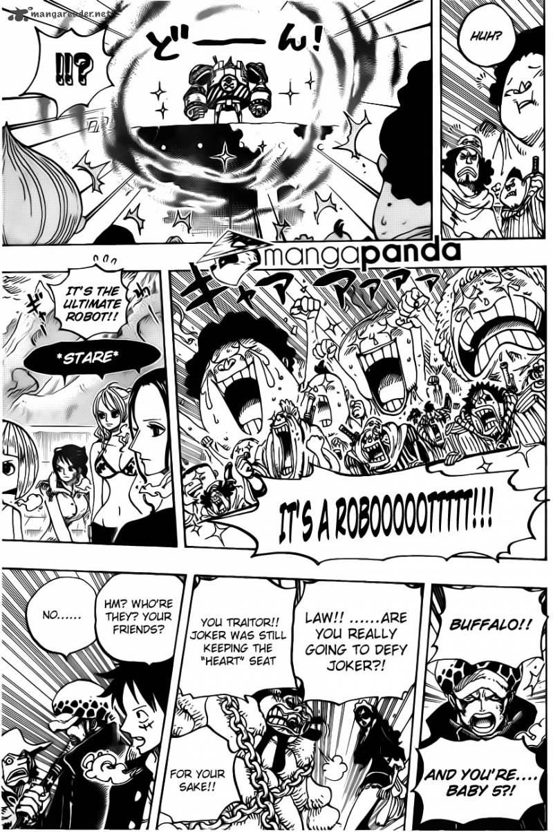 One Piece Chapter 695 - Page 10 in English