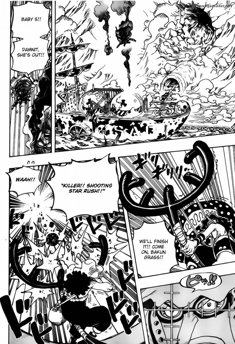 One Piece Chapter 695 - Page 16 in English