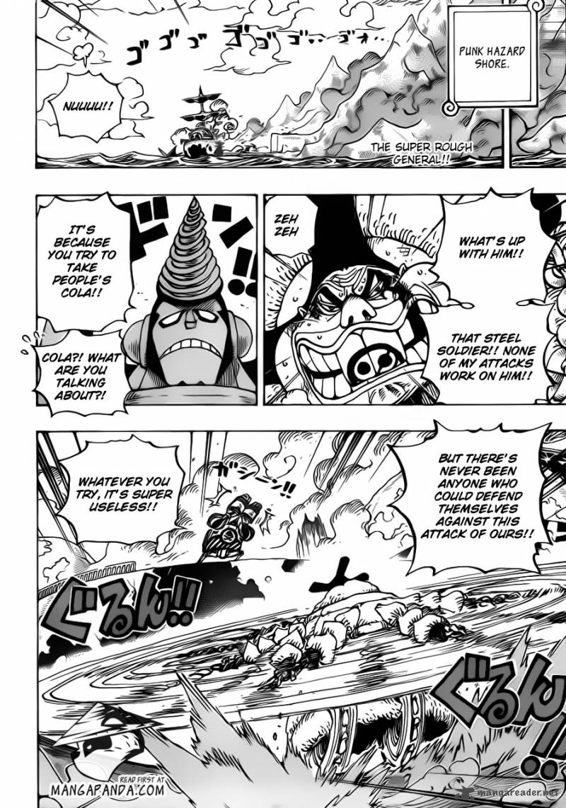 One Piece Chapter 695 - Page 4 in English