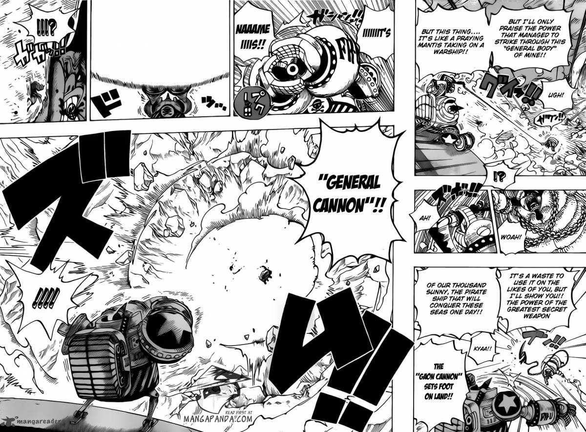 One Piece Chapter 695 - Page 6 in English