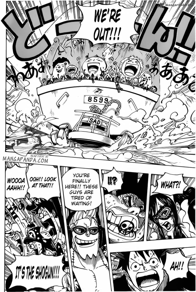 One Piece Chapter 695 - Page 9 in English