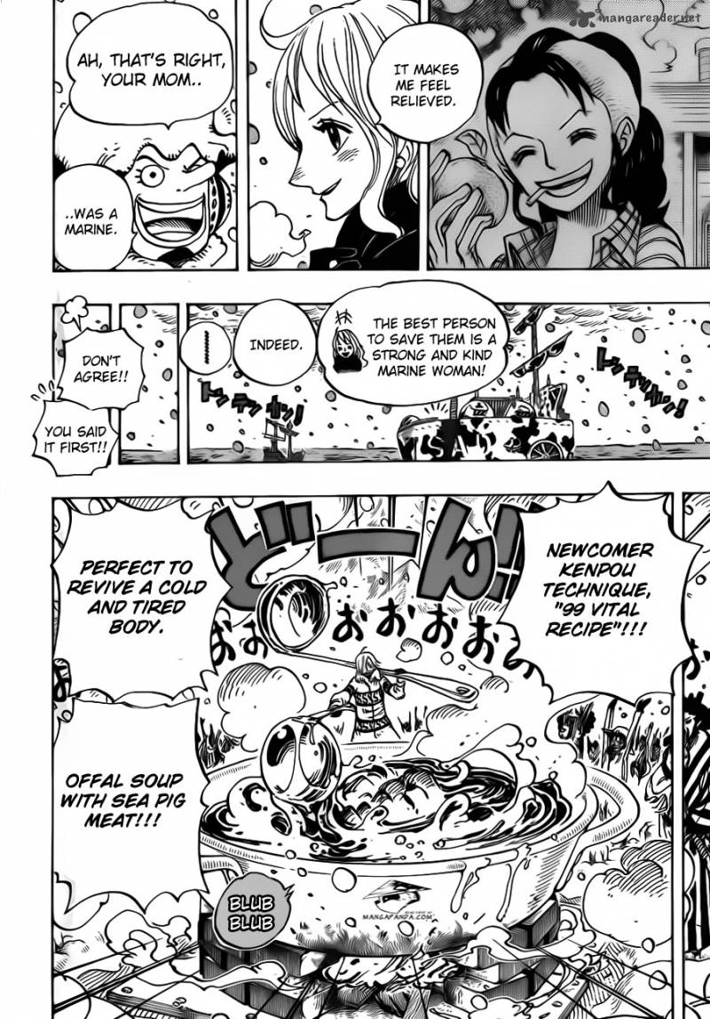 One Piece Chapter 696 - Page 14 in English