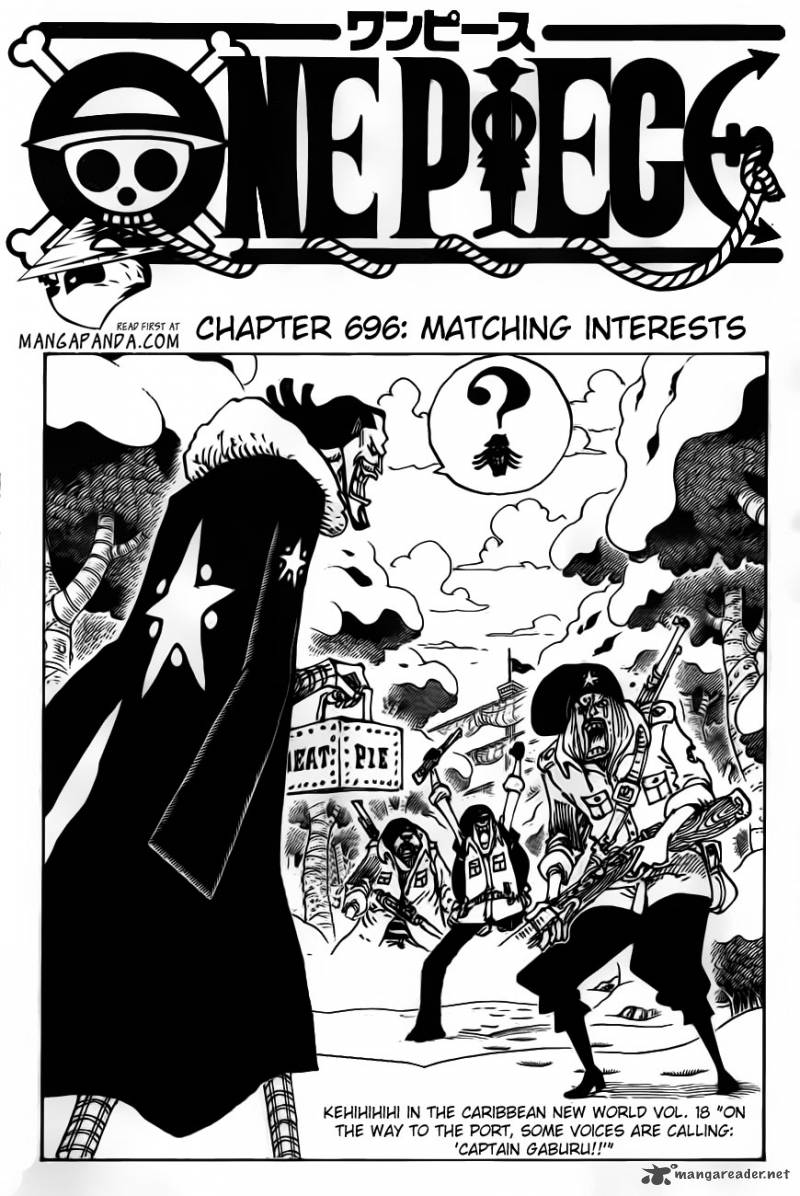 One Piece Chapter 696 - Page 3 in English