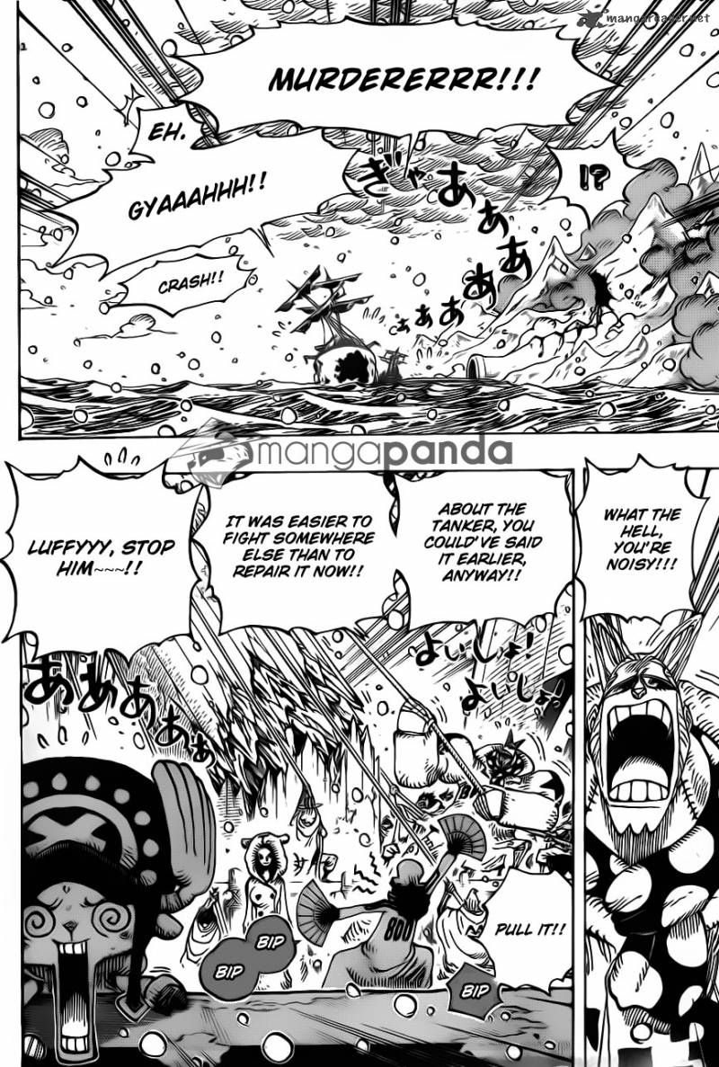 One Piece Chapter 696 - Page 6 in English