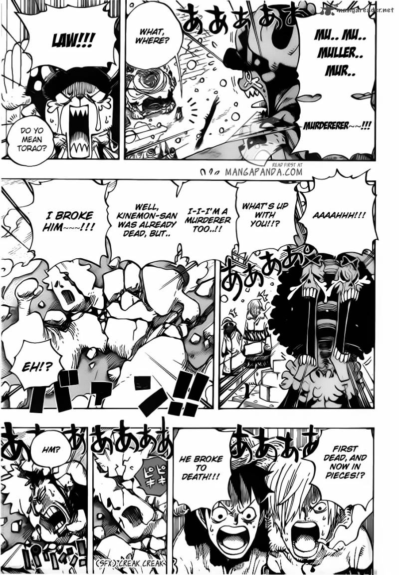 One Piece Chapter 696 - Page 7 in English