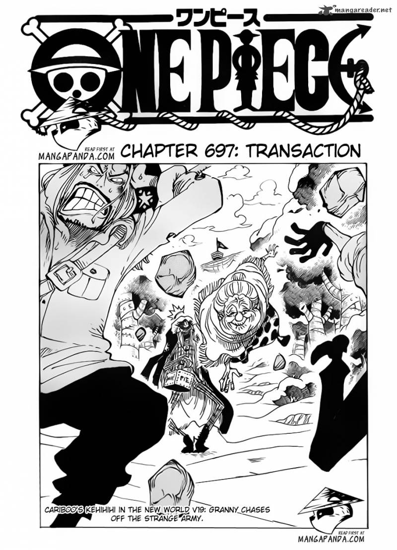One Piece Chapter 697 - Page 3 in English