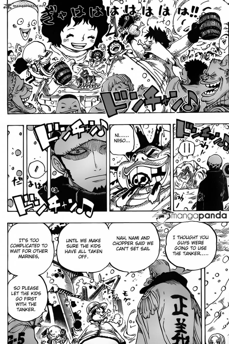 One Piece Chapter 697 - Page 6 in English