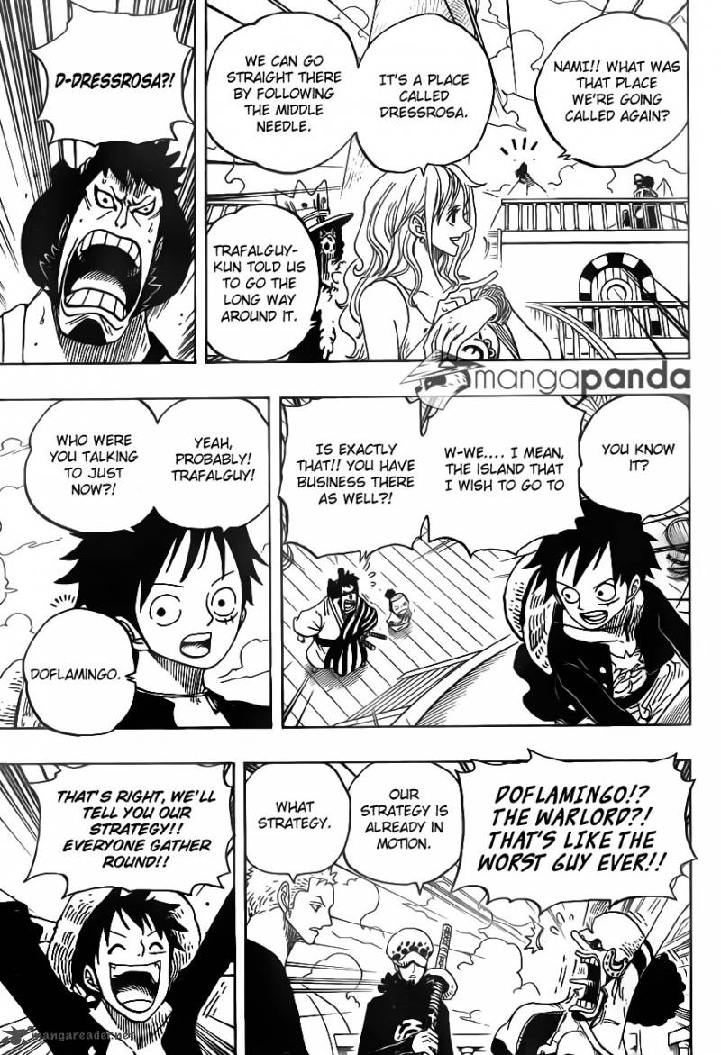 One Piece Chapter 698 - Page 13 in English