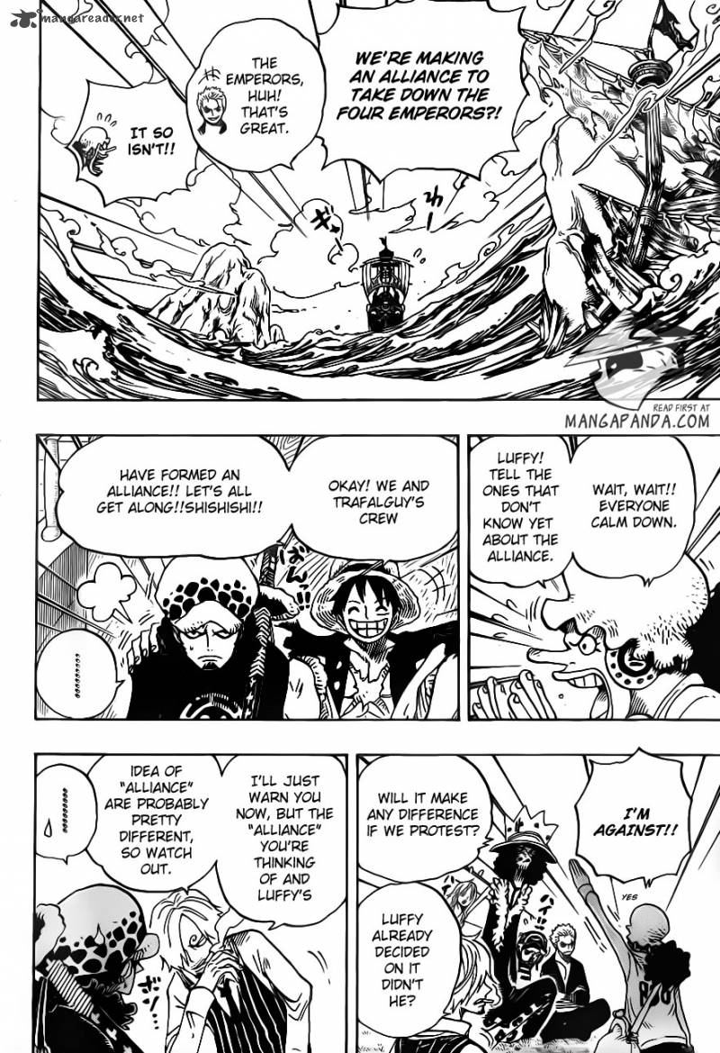 One Piece Chapter 698 - Page 14 in English