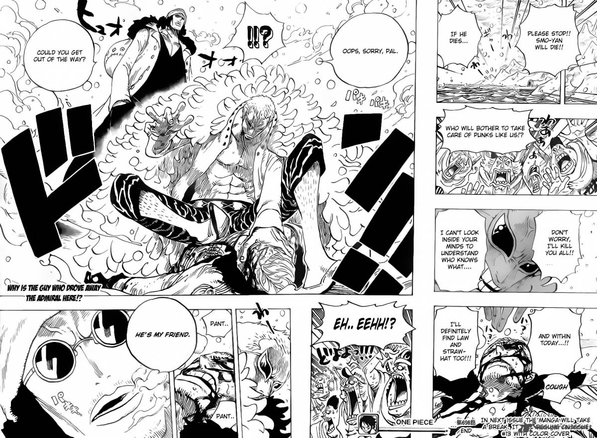 One Piece Chapter 698 - Page 20 in English