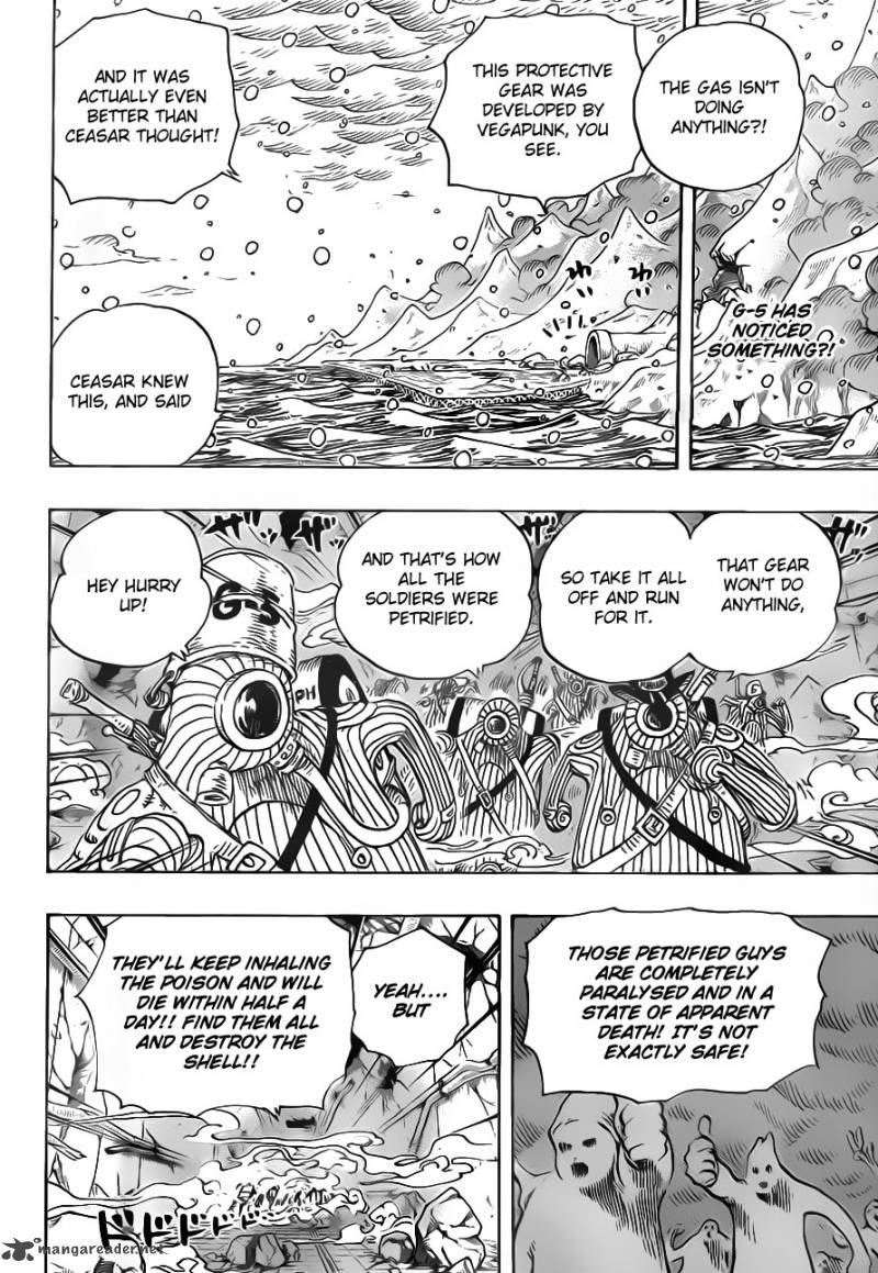 One Piece Chapter 698 - Page 4 in English