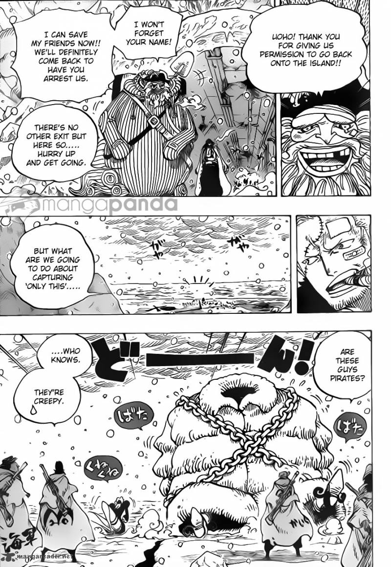 One Piece Chapter 698 - Page 5 in English