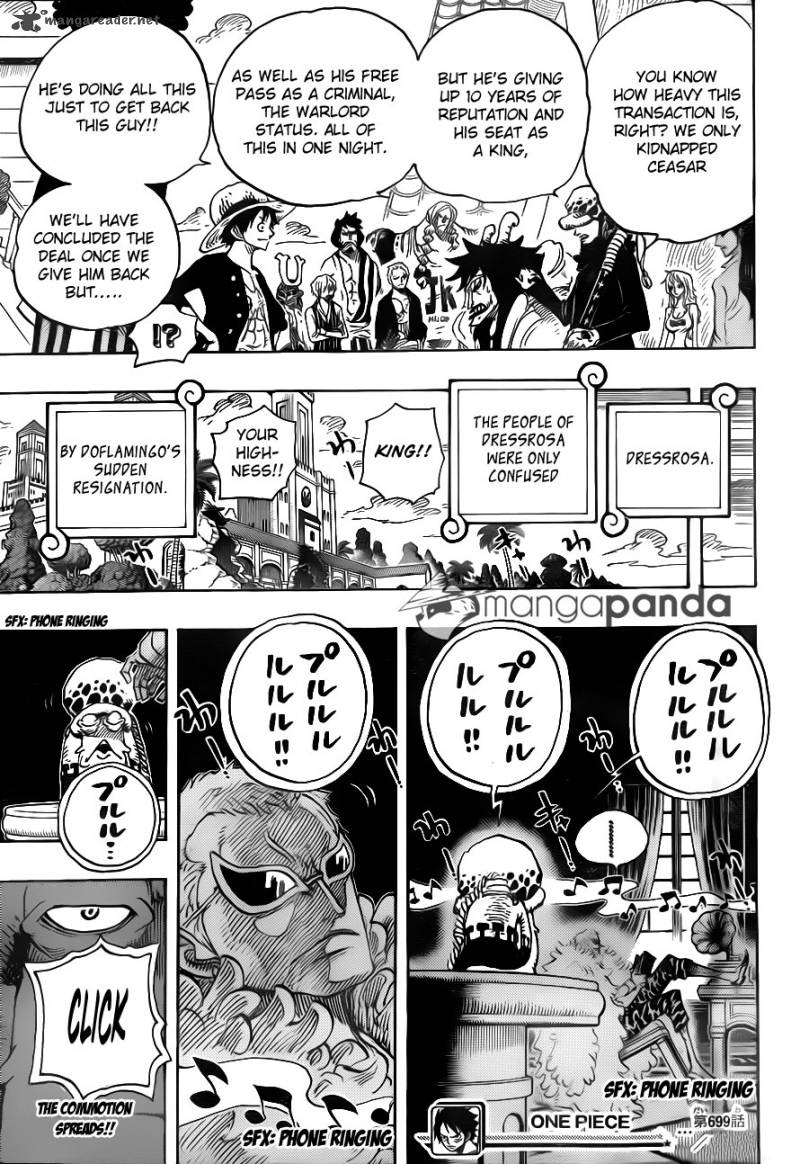 One Piece Chapter 699 - Page 19 in English