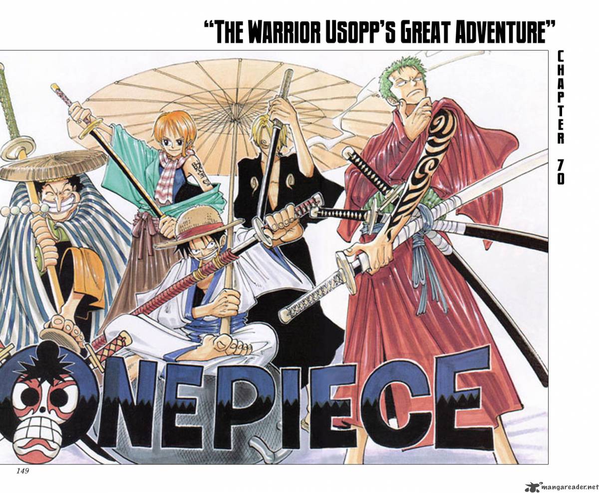 One Piece Chapter 70 - Page 3 in English