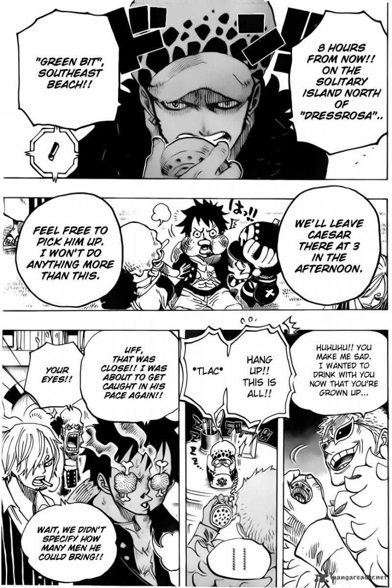 One Piece Chapter 700 - Page 10 in English