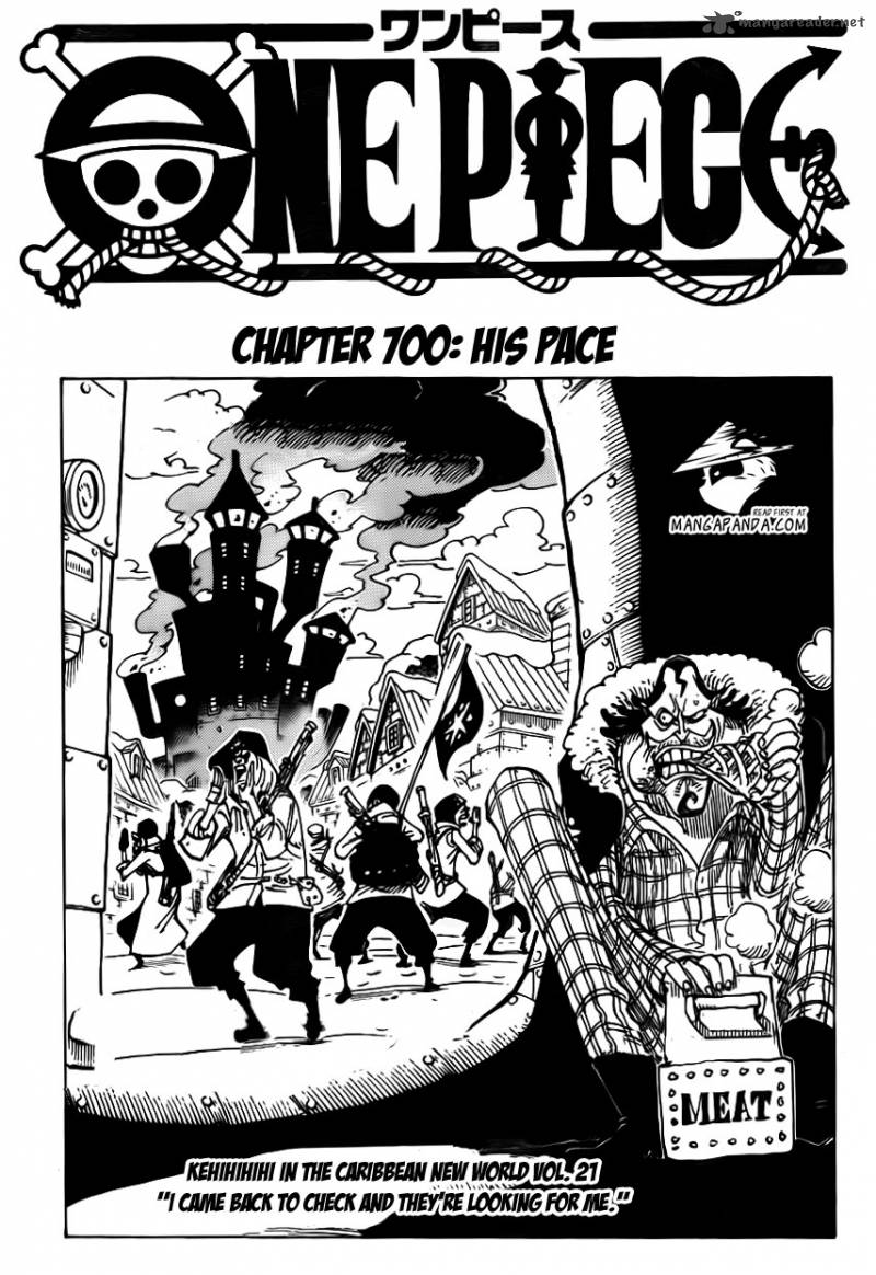 One Piece Chapter 700 - Page 4 in English