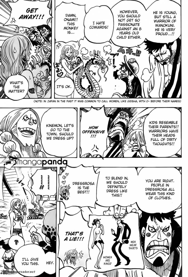 One Piece Chapter 701 - Page 7 in English