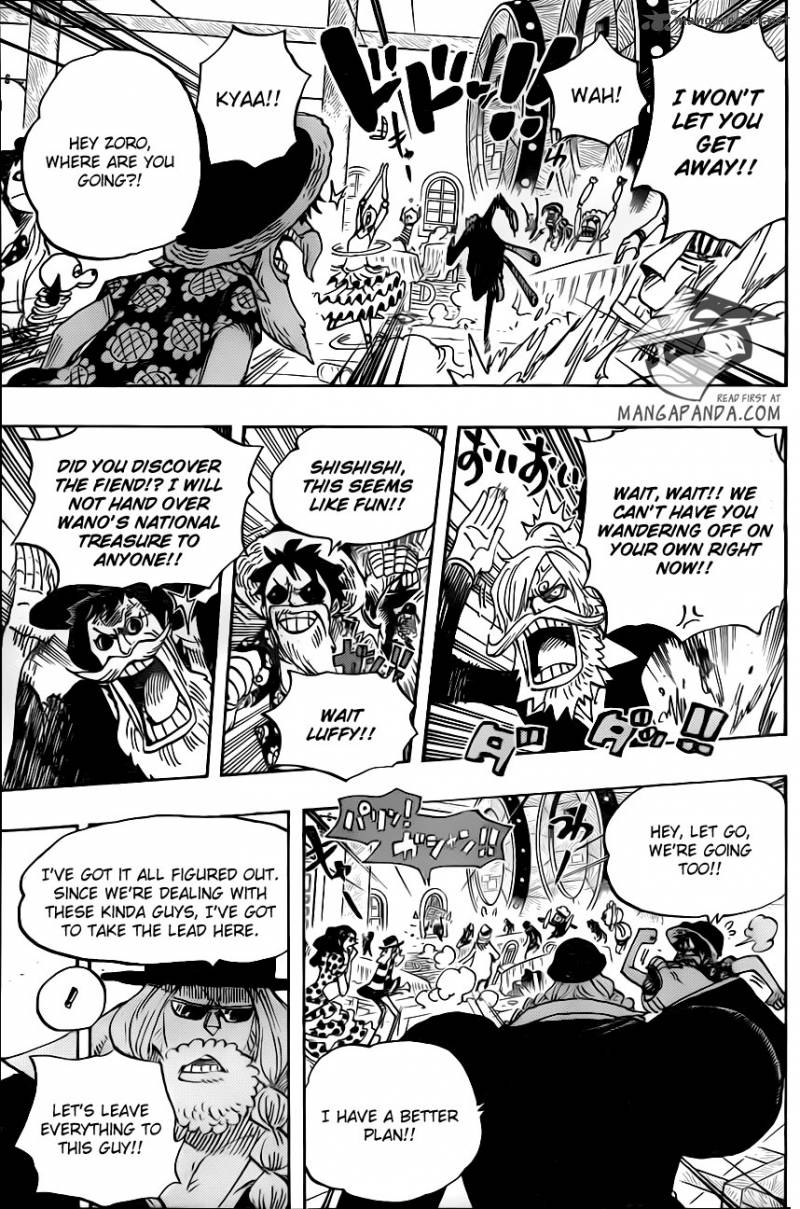 One Piece Chapter 702 - Page 9 in English