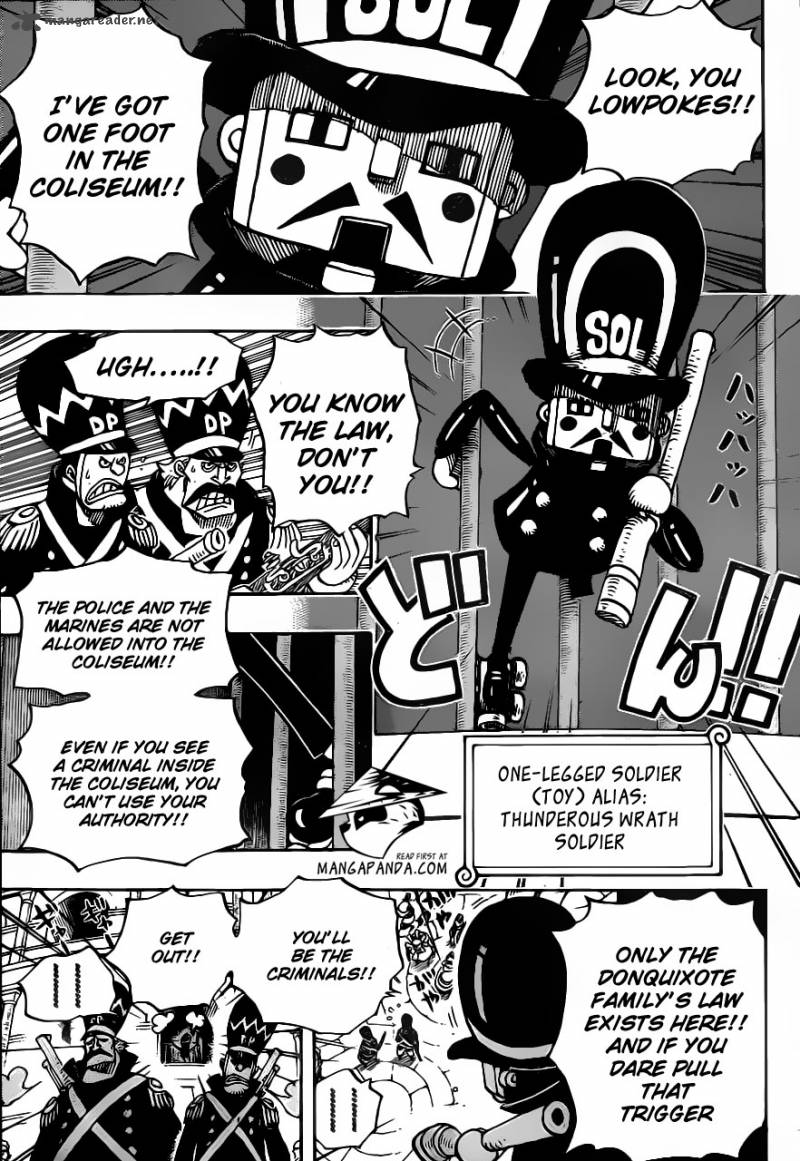One Piece Chapter 703 - Page 15 in English