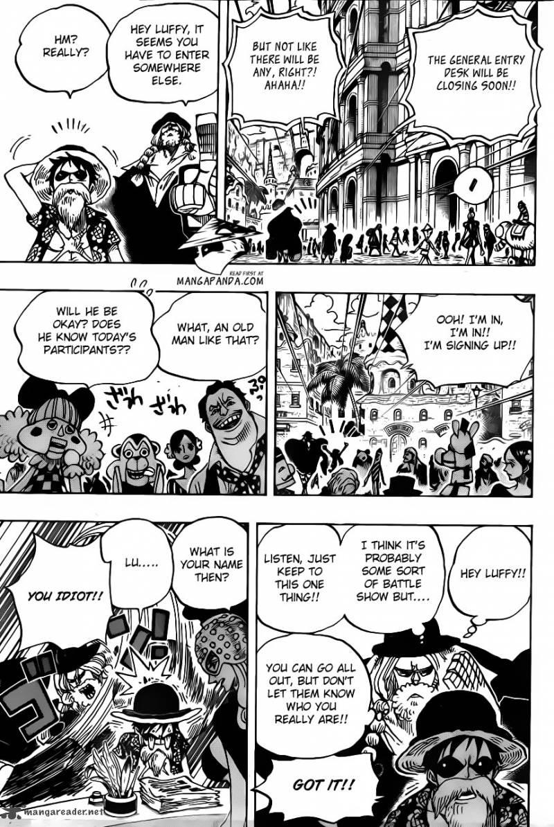 One Piece Chapter 703 - Page 17 in English