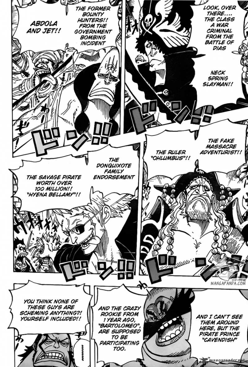 One Piece Chapter 704 - Page 8 in English