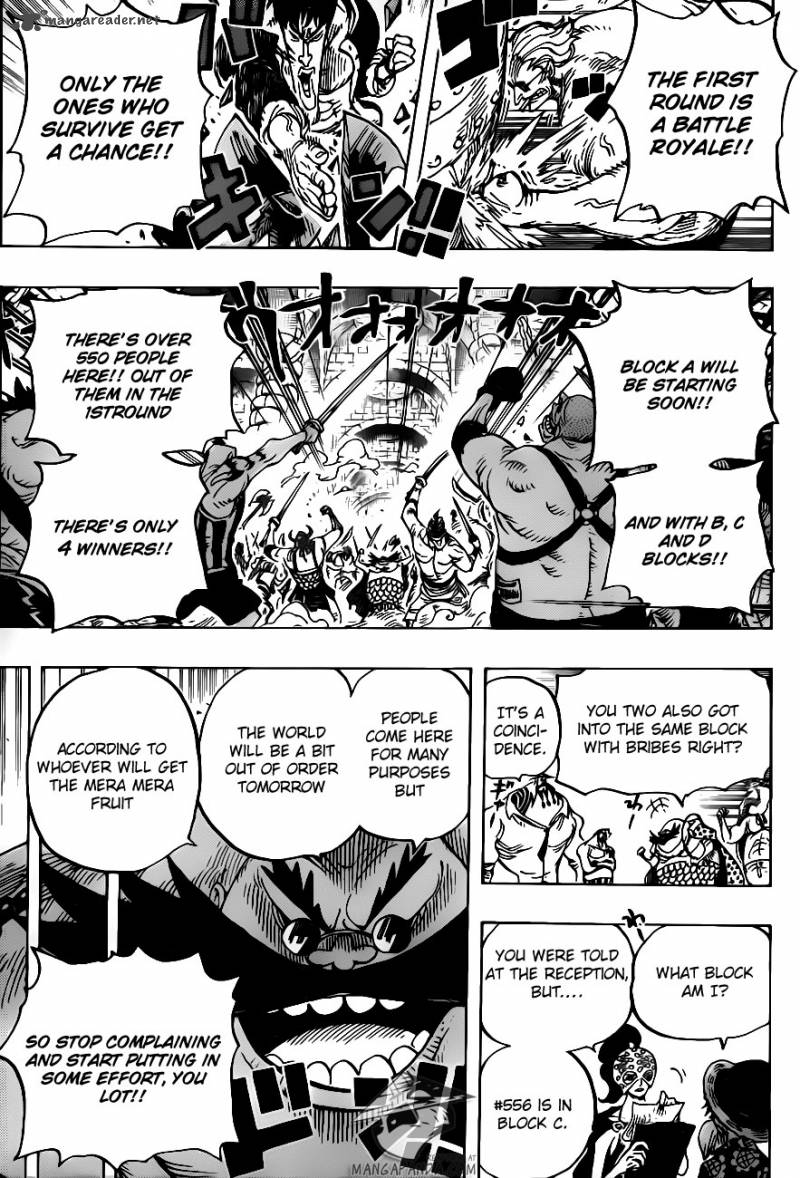 One Piece Chapter 704 - Page 9 in English