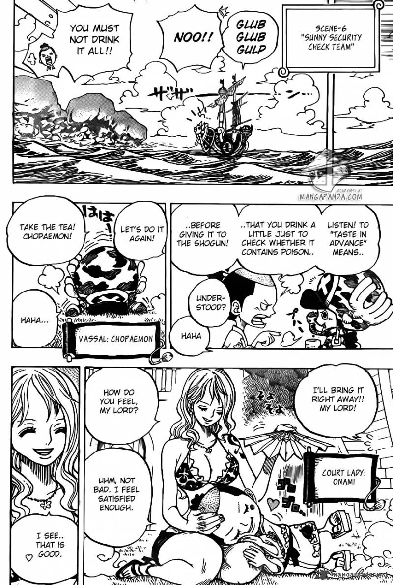 One Piece Chapter 705 - Page 17 in English