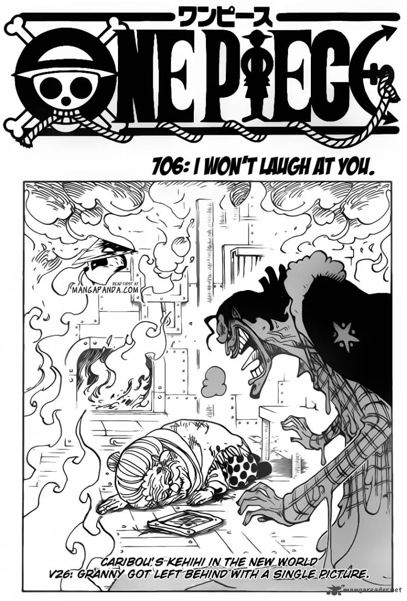 One Piece Chapter 706 - Page 3 in English