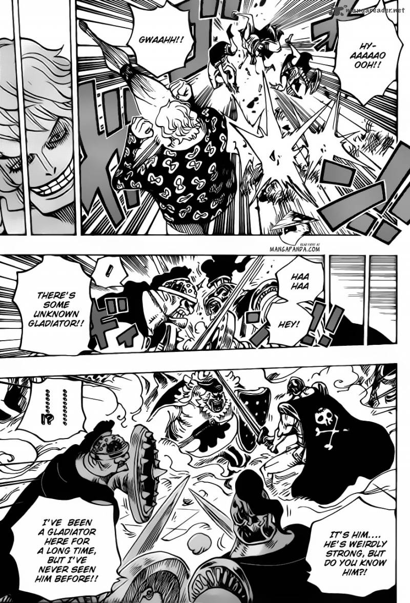 One Piece Chapter 707 - Page 12 in English