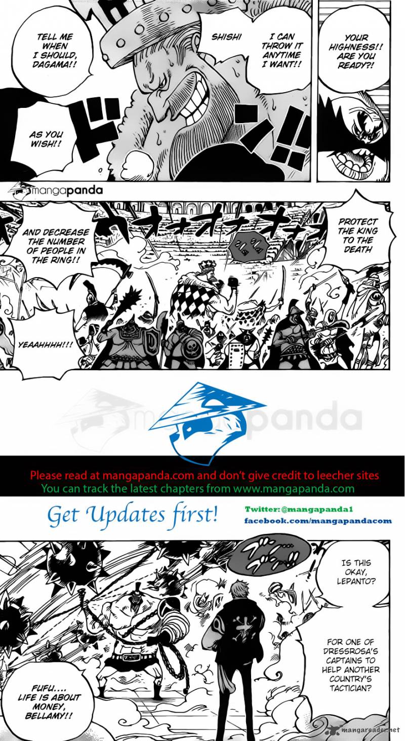 One Piece Chapter 707 - Page 4 in English