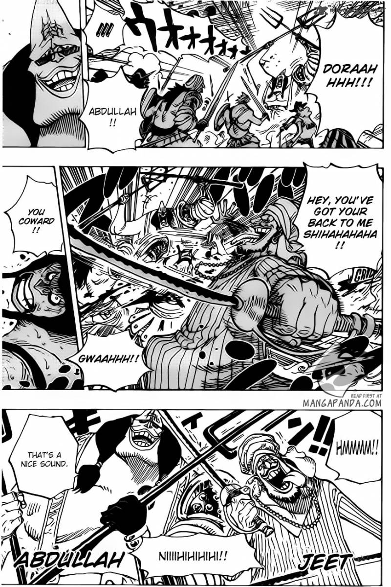 One Piece Chapter 707 - Page 8 in English