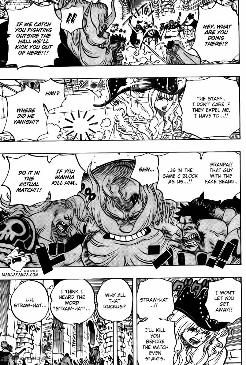 One Piece Chapter 708 - Page 11 in English