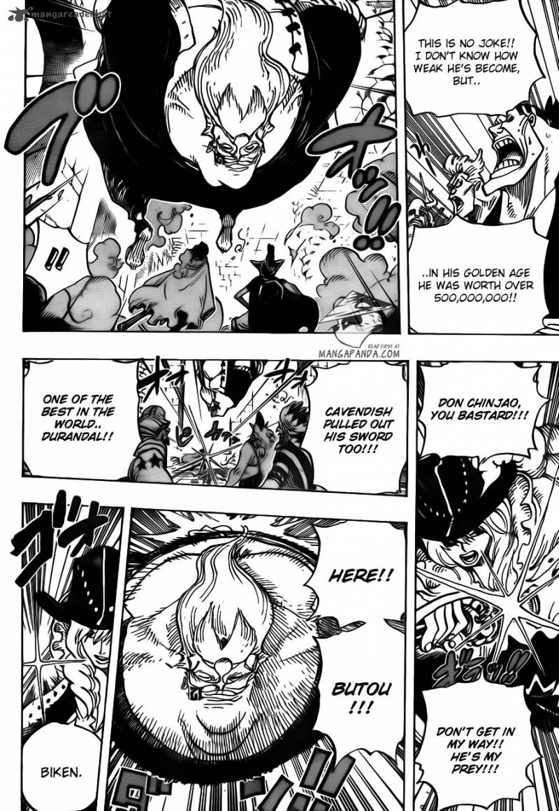 One Piece Chapter 708 - Page 6 in English