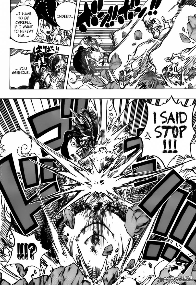 One Piece Chapter 708 - Page 8 in English