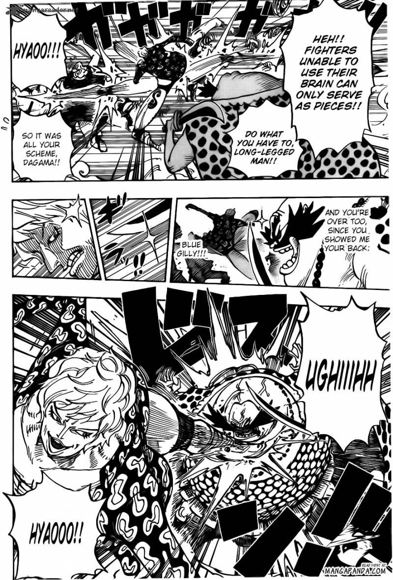 One Piece Chapter 709 - Page 8 in English