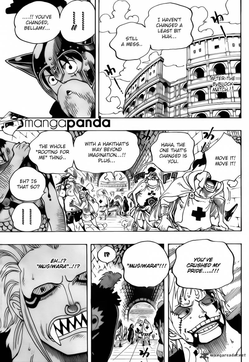 One Piece Chapter 710 - Page 3 in English