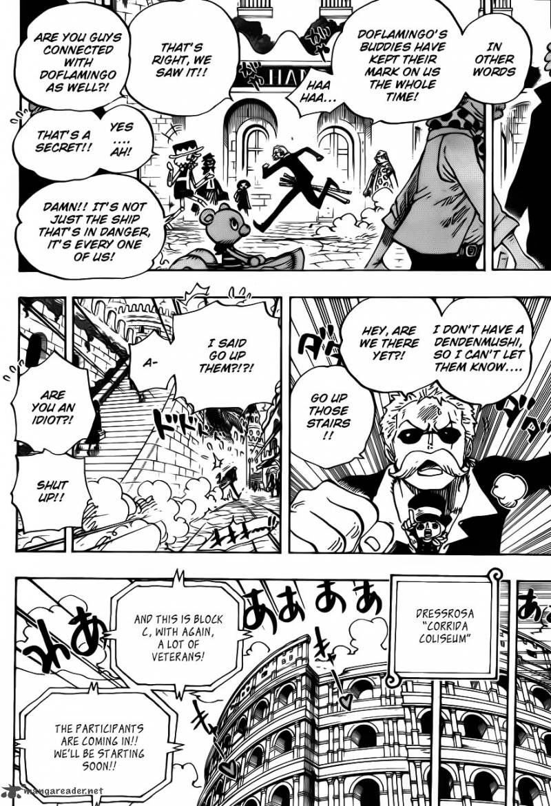 One Piece Chapter 711 - Page 15 in English