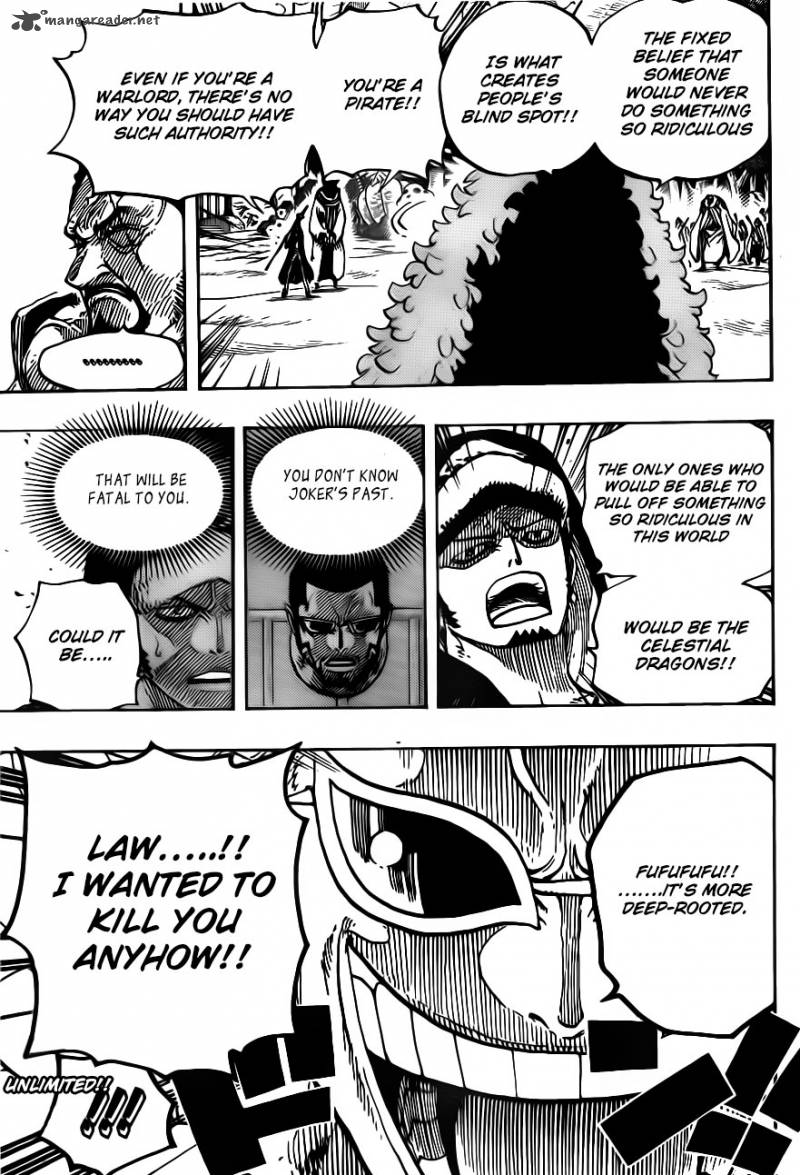 One Piece Chapter 712 - Page 19 in English