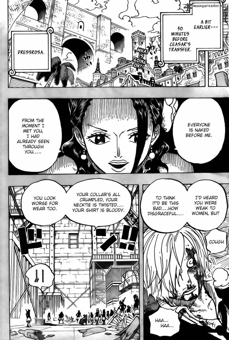 One Piece Chapter 712 - Page 3 in English