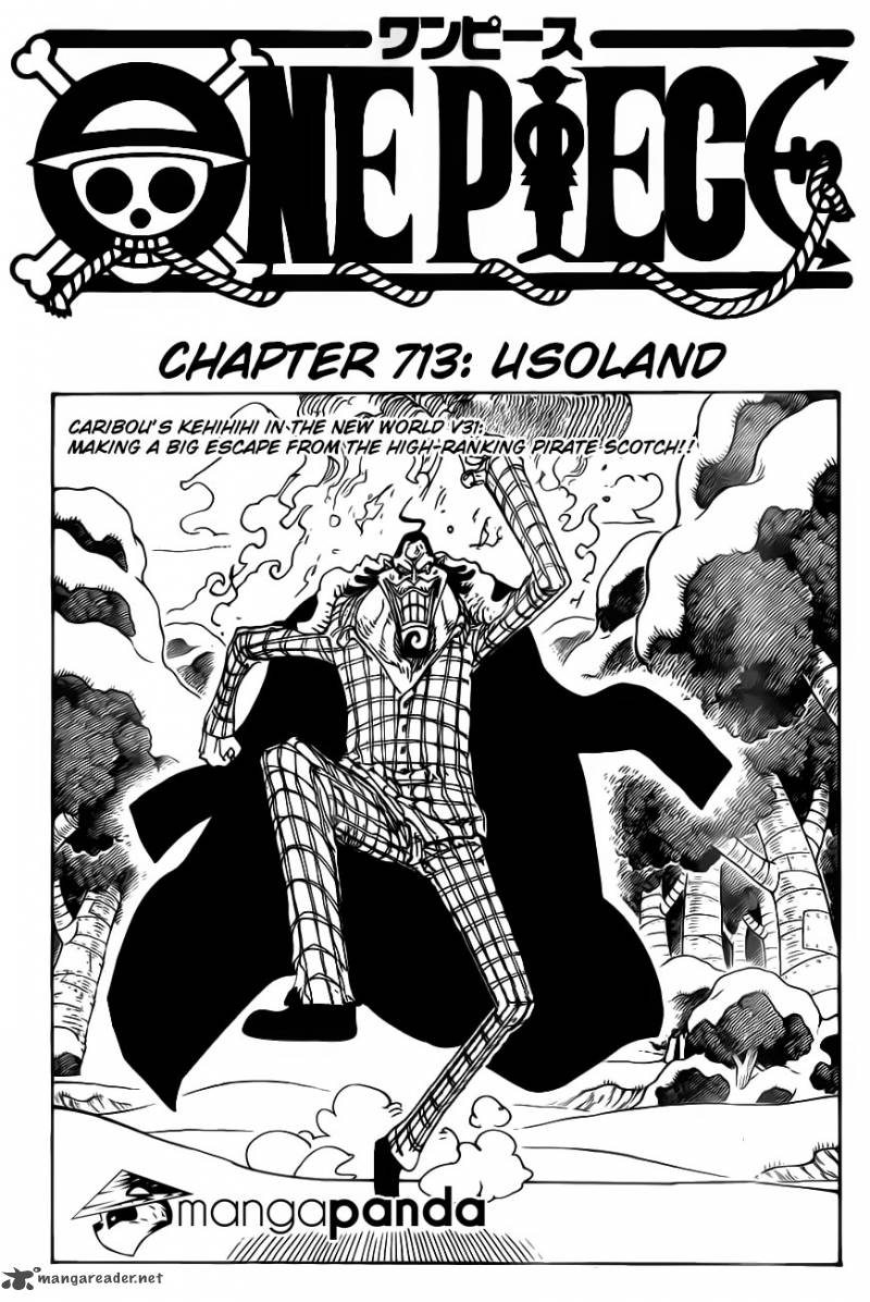 One Piece Chapter 713 - Page 3 in English