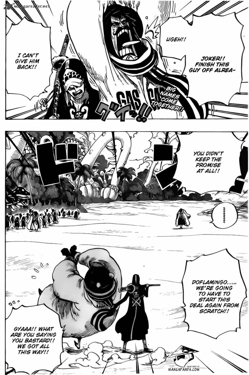 One Piece Chapter 713 - Page 4 in English