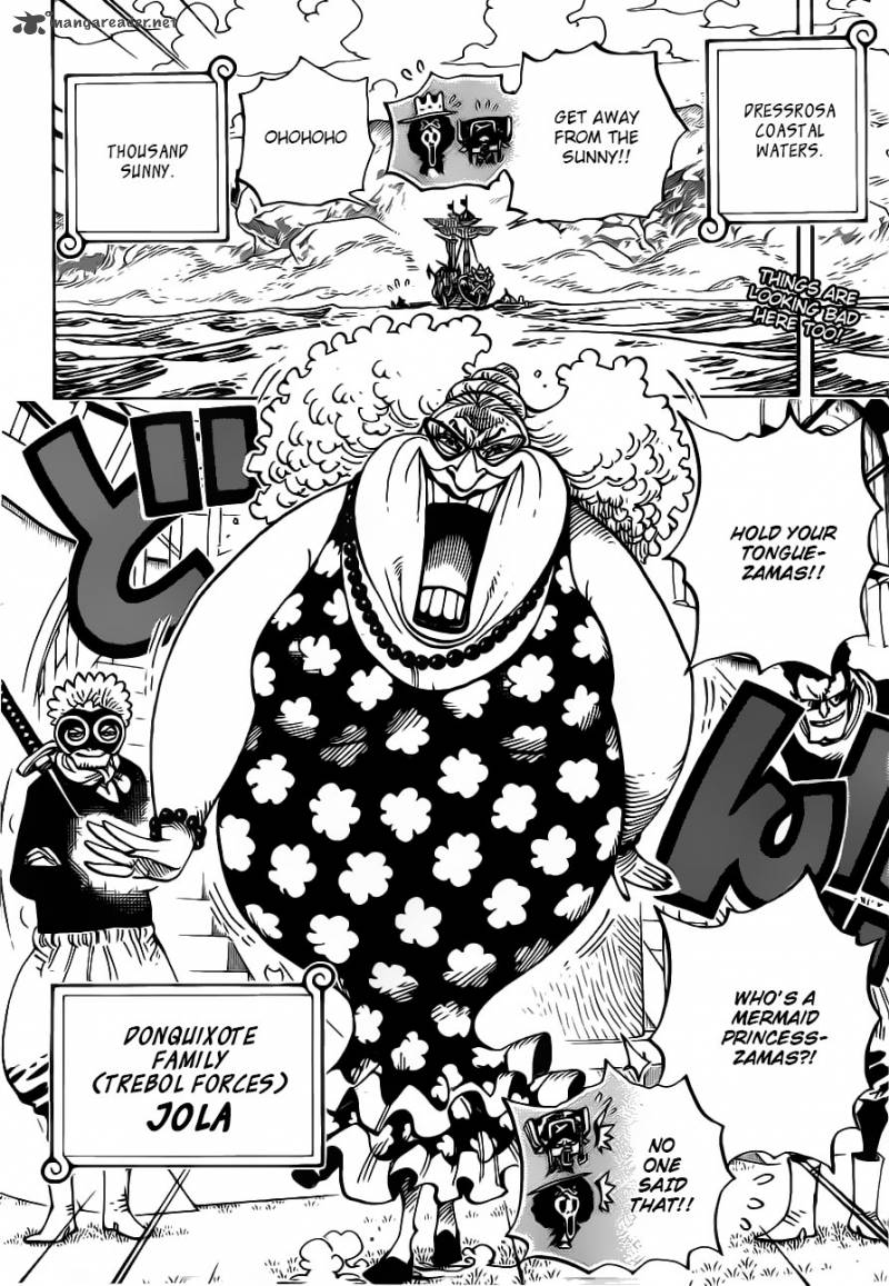 One Piece Chapter 714 - Page 4 in English