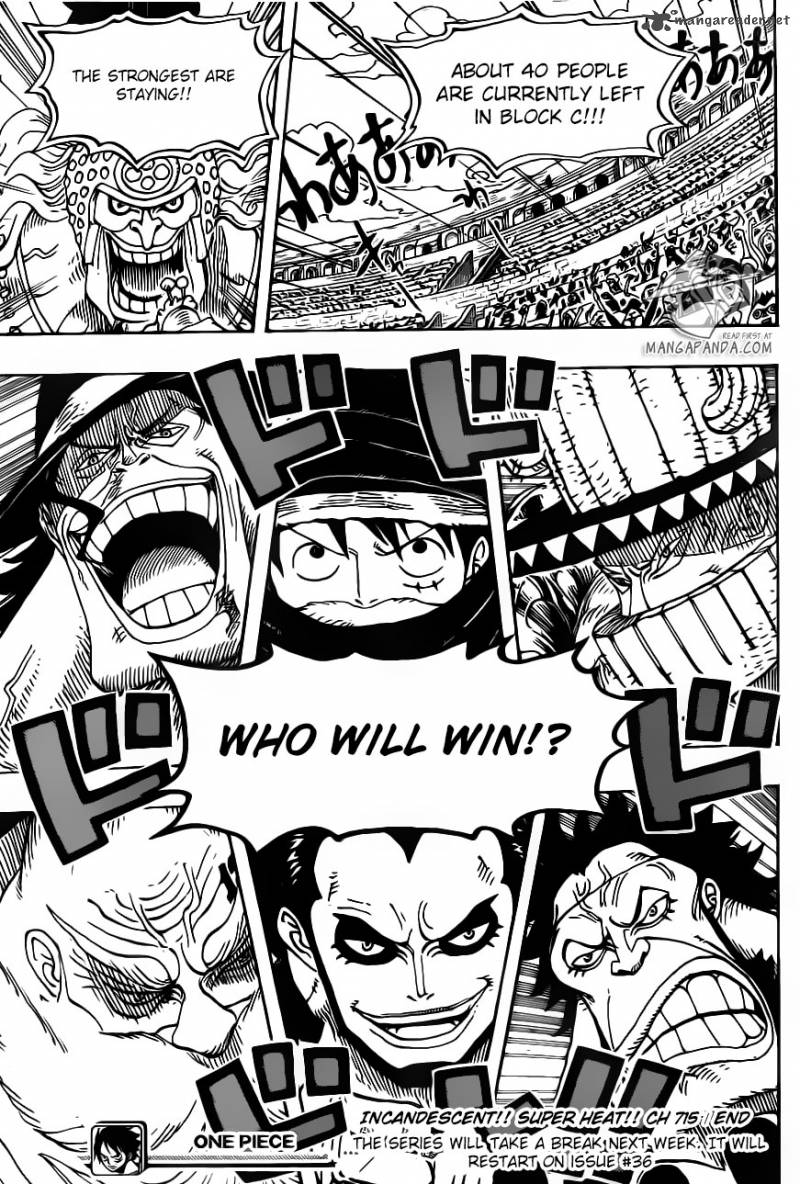One Piece Chapter 715 - Page 19 in English