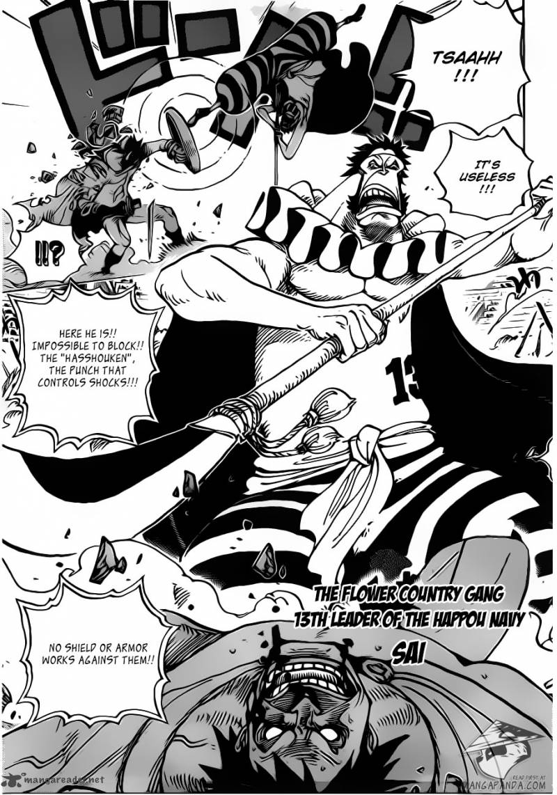 One Piece Chapter 715 - Page 8 in English