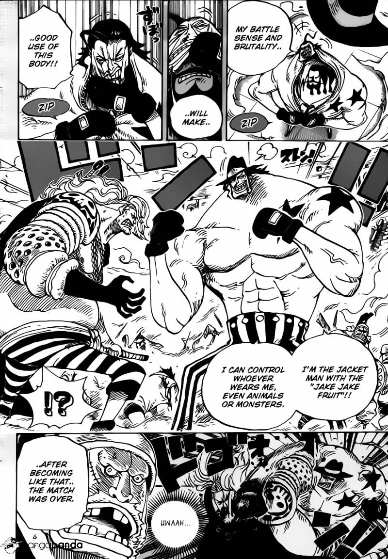 One Piece Chapter 716 - Page 6 in English