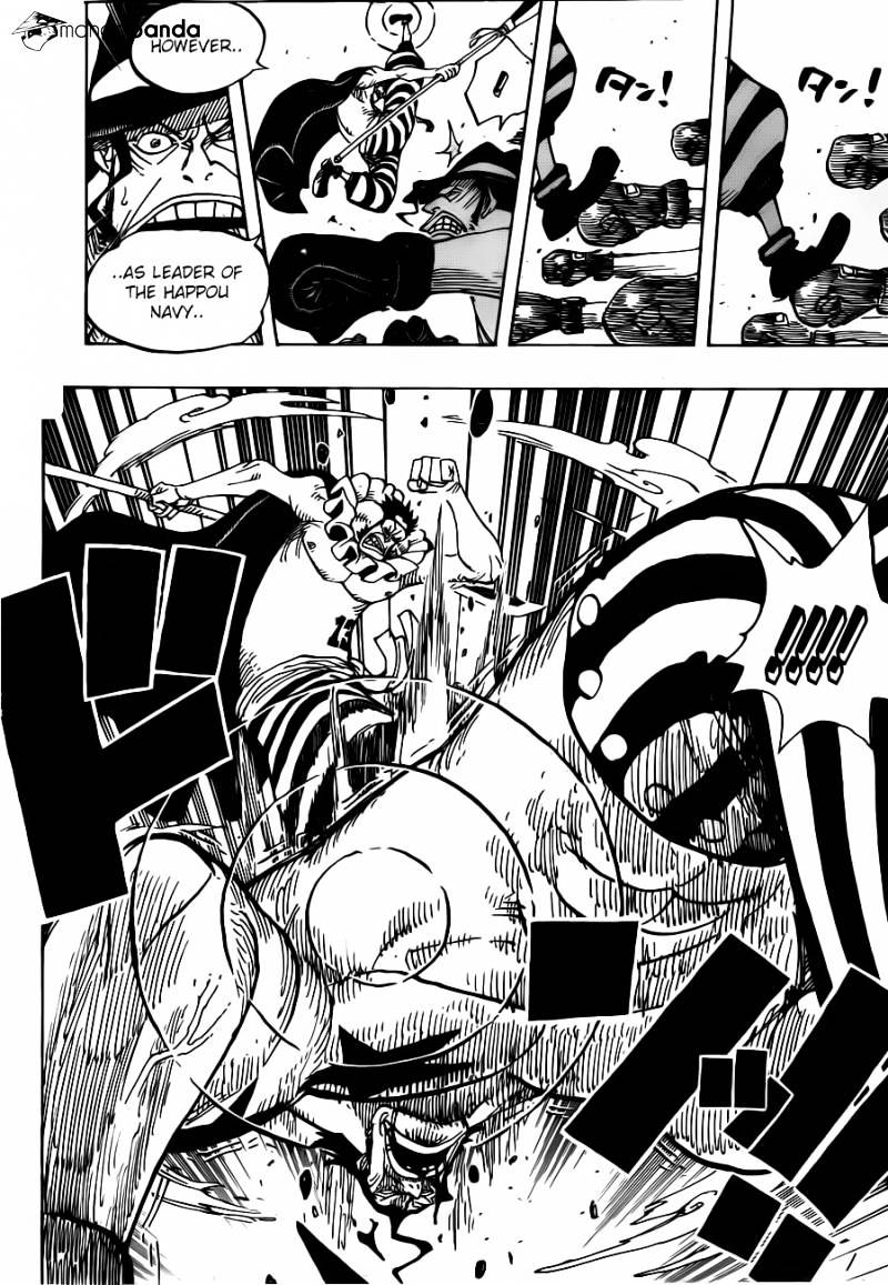 One Piece Chapter 716 - Page 8 in English