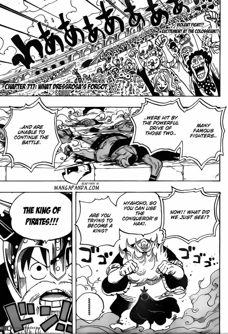 One Piece Chapter 717 - Page 3 in English