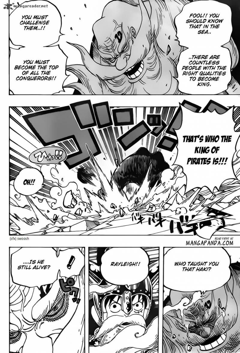 One Piece Chapter 717 - Page 4 in English