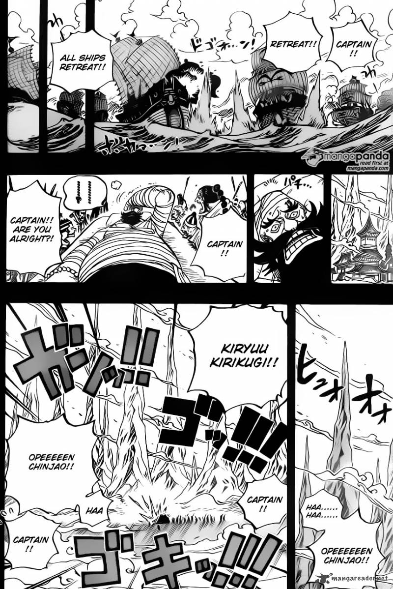 One Piece Chapter 719 - Page 12 in English
